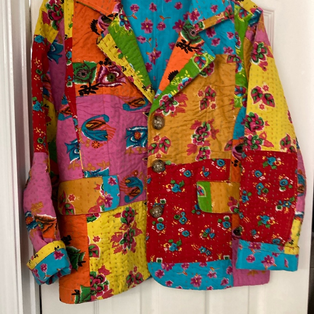 Colorful Patchwork Women's Jacket